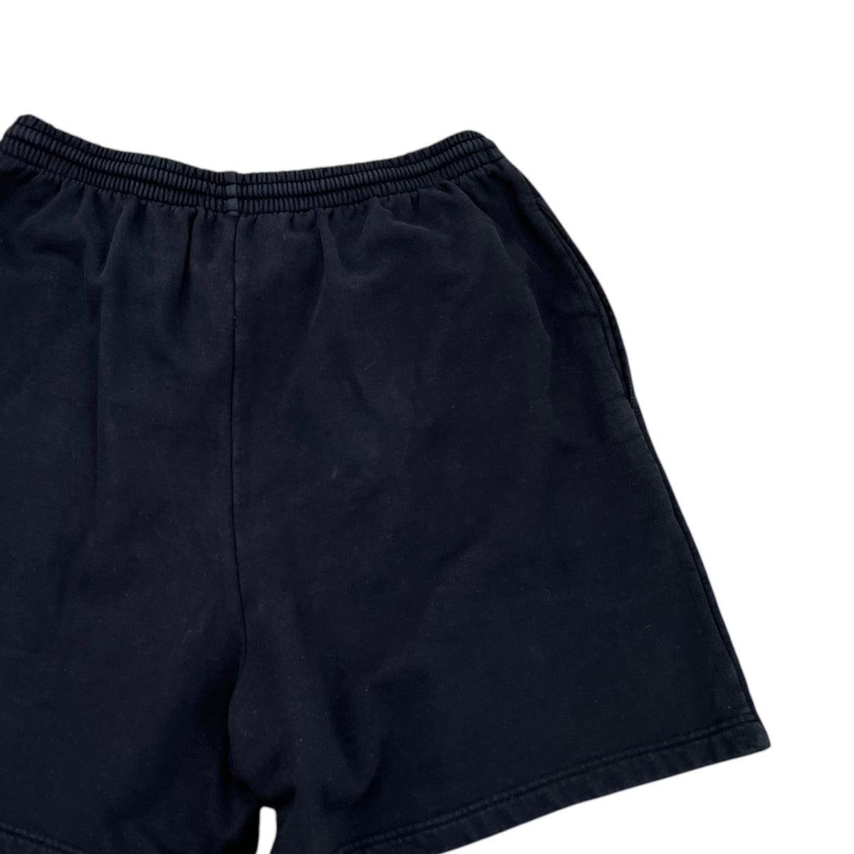 Men's Paris Logo Print Shorts Black Size S / W30 - Photo 4