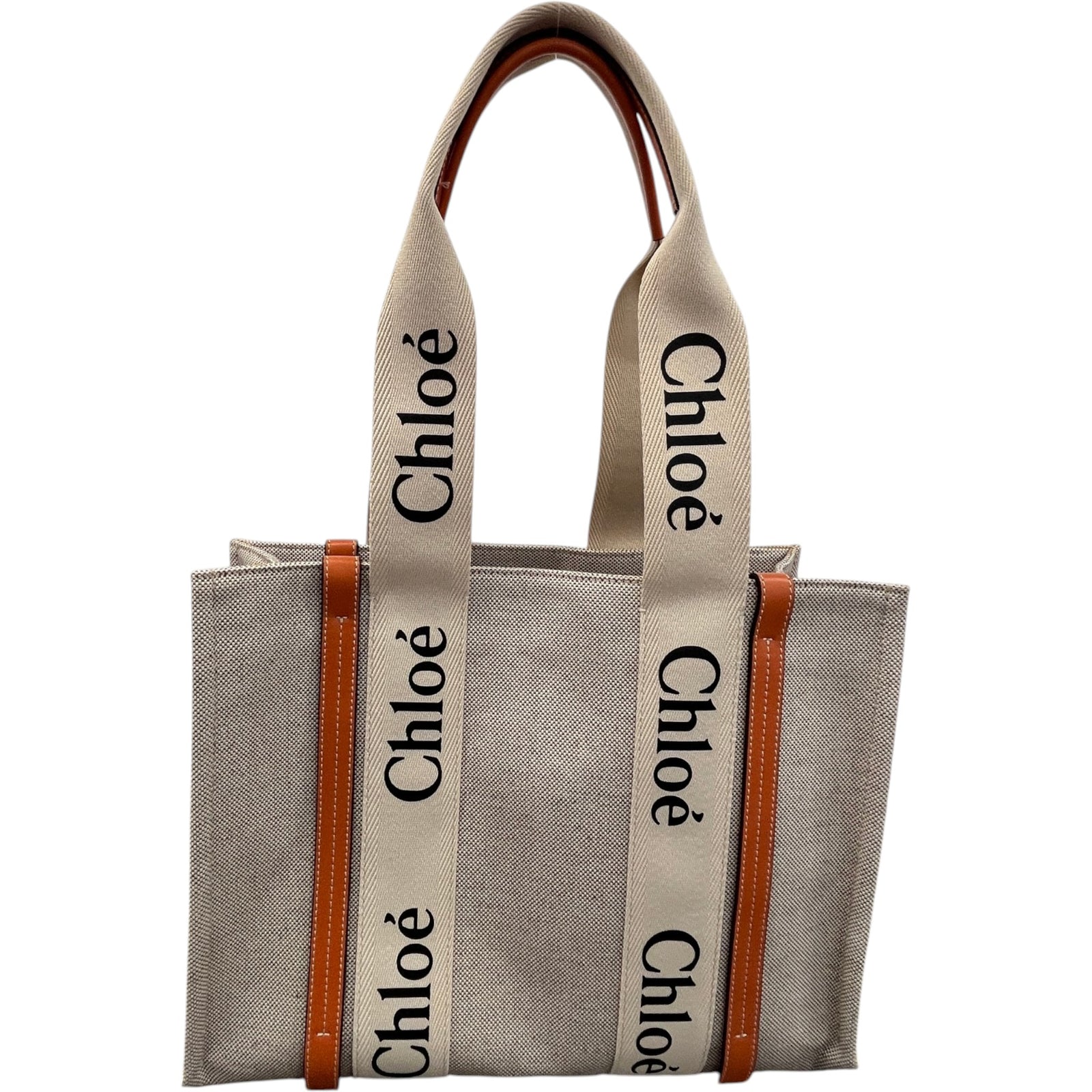 Women's Woody Tote Medium Bag Beige - Photo 7