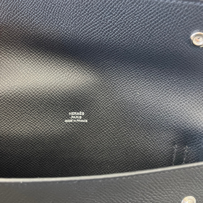 Women's Hermèsnap Wallet Bag Black