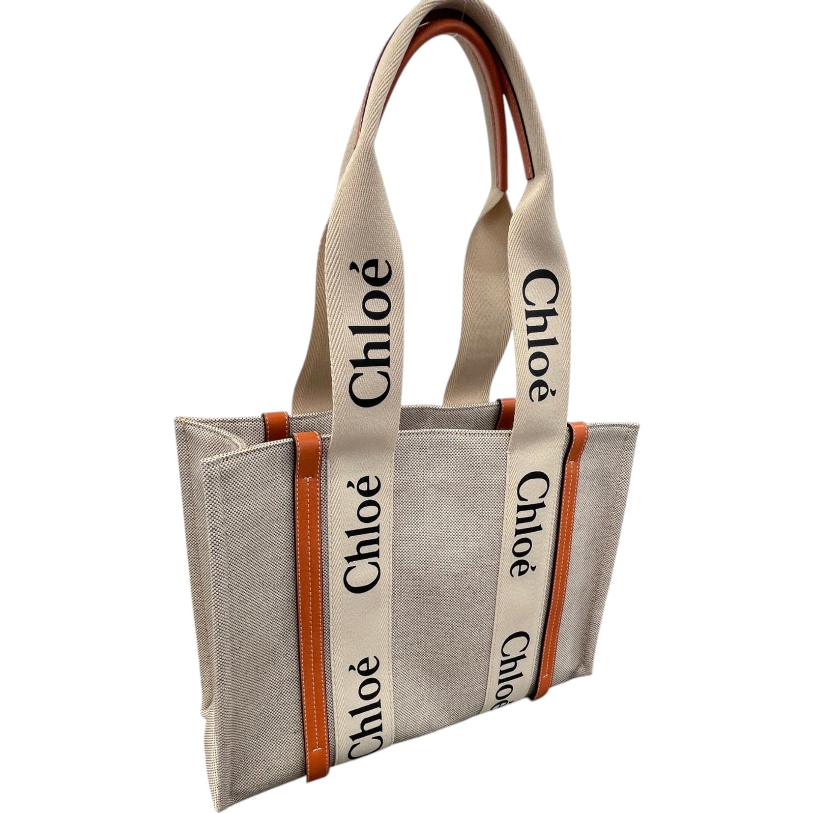 Women's Woody Tote Medium Bag Beige - Photo 8