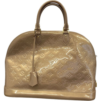 Women's Vernis Leather Alma Gm Bag Gold