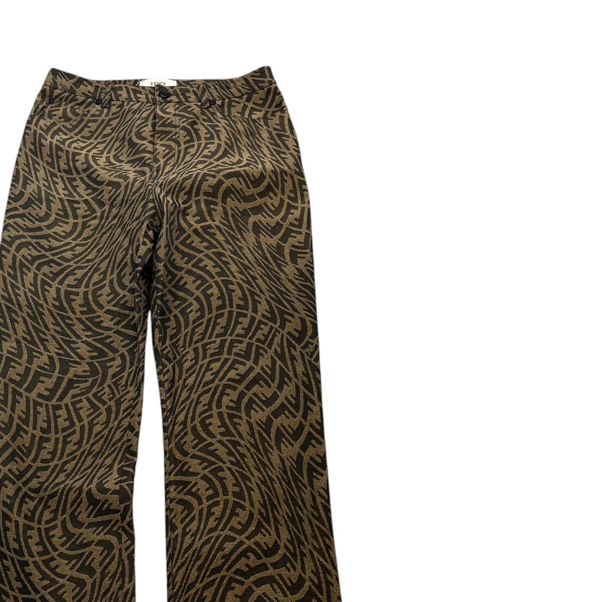 Women's FF Zucca Jeans Brown Size L / UK 12 - Photo 3