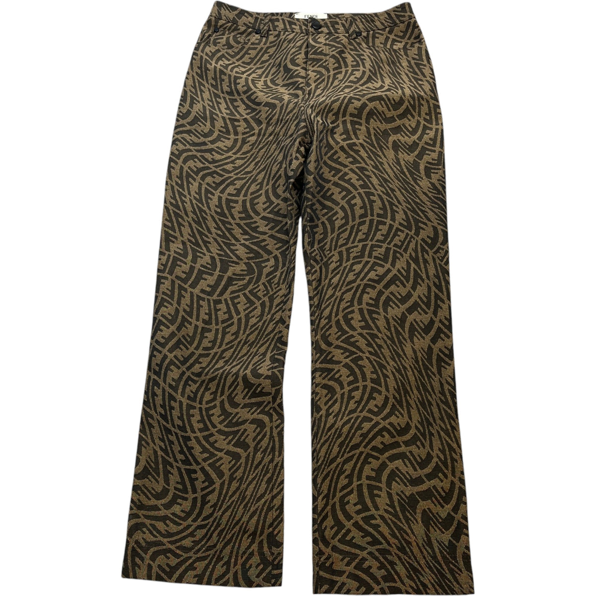 Women's FF Zucca Jeans Brown Size L / UK 12 - Photo 1