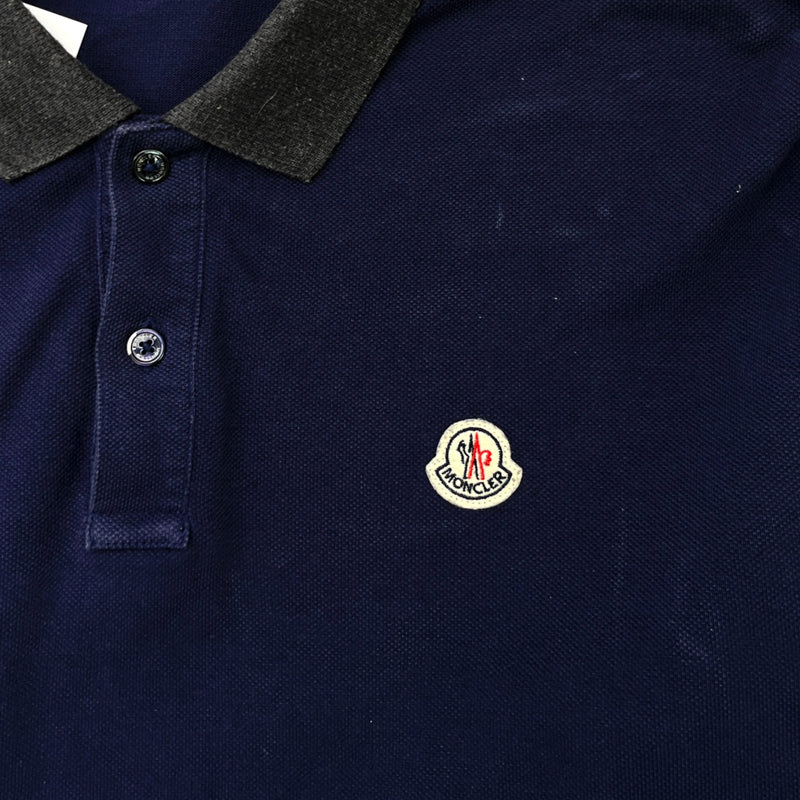 Men's Maglia Polo Shirt Navy Size XL
