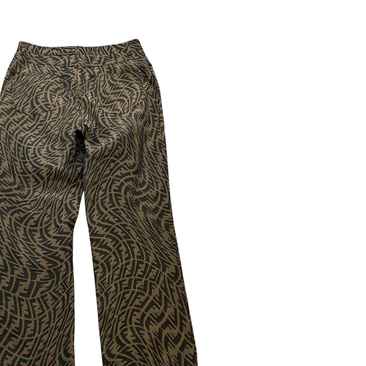 Women's FF Zucca Jeans Brown Size L / UK 12 - Photo 4