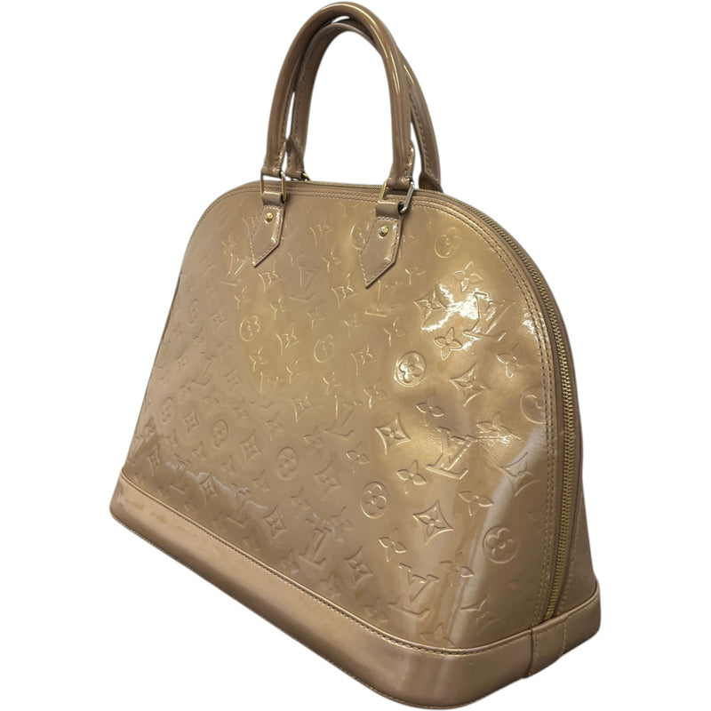 Women's Vernis Leather Alma Gm Bag Gold
