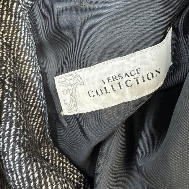 Men's Double Breasted Jacket Black Size XXL