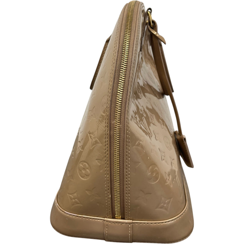 Women's Vernis Leather Alma Gm Bag Gold