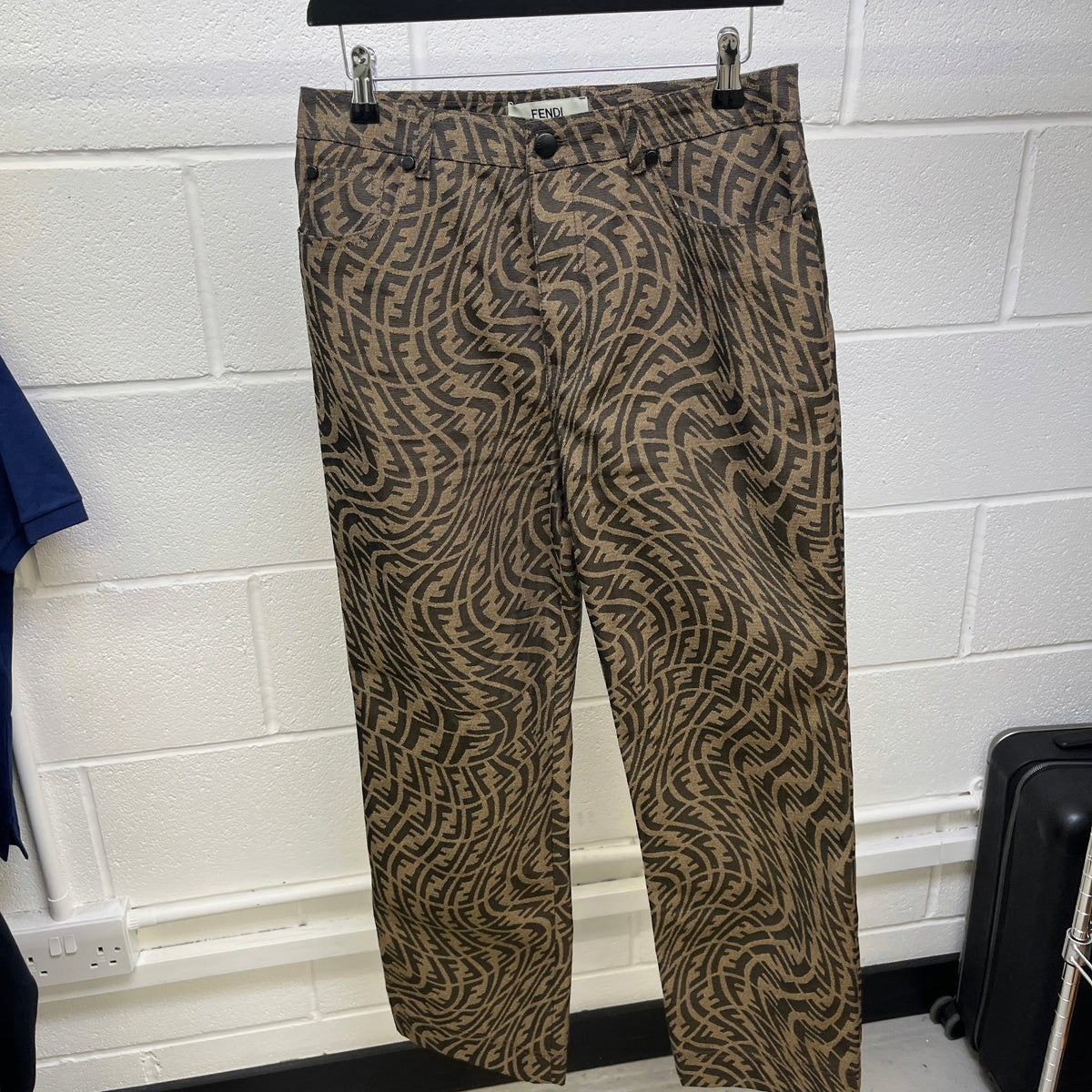Women's FF Zucca Jeans Brown Size L / UK 12 - Photo 7
