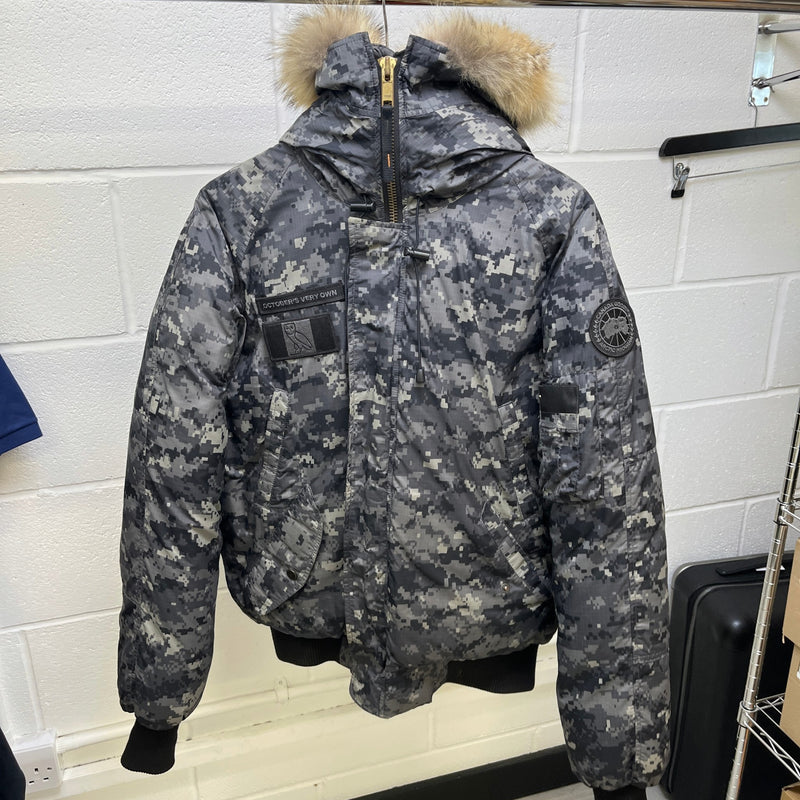 Men's X OVO Chilliwack Down Jacket Grey Size L