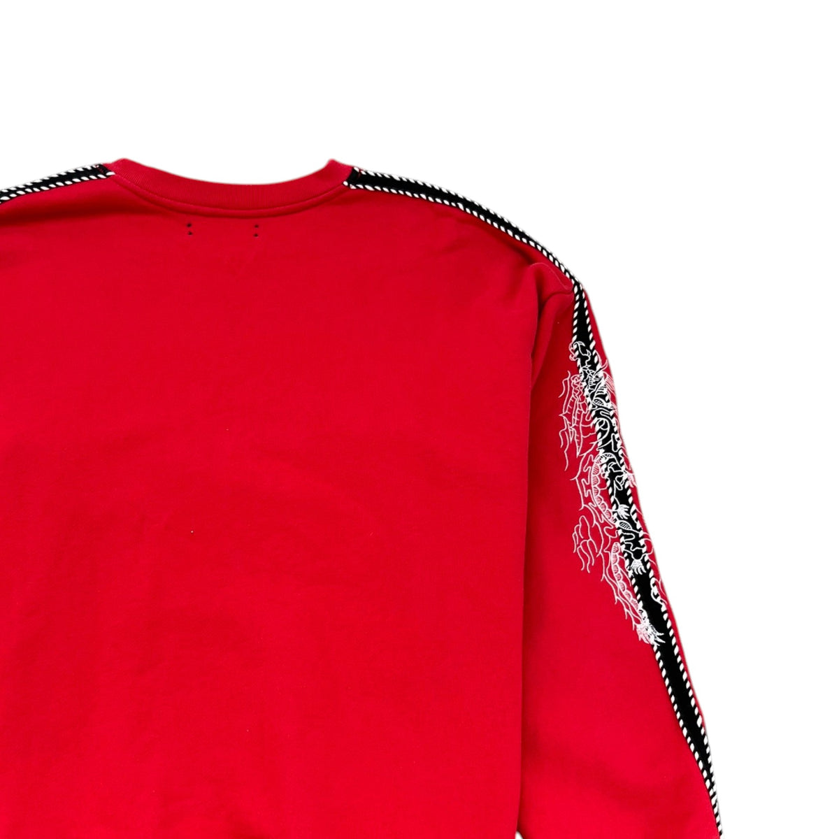 Men's Dragon Outline Sweatshirt Red Size L - Photo 4