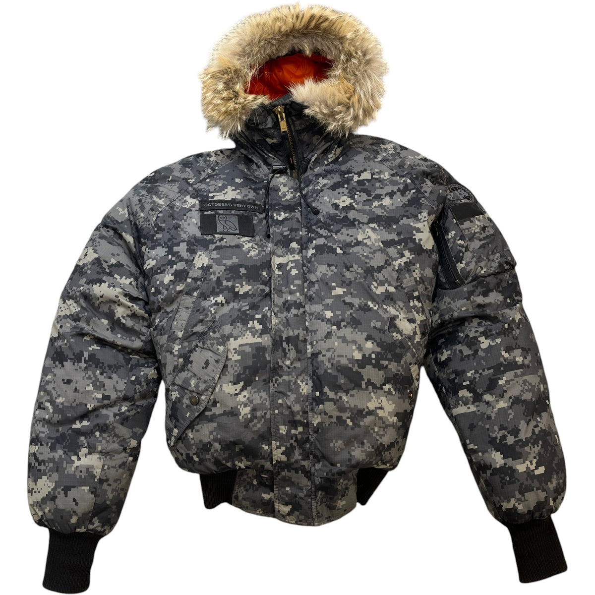Men's X OVO Chilliwack Down Jacket Grey Size L - Photo 1