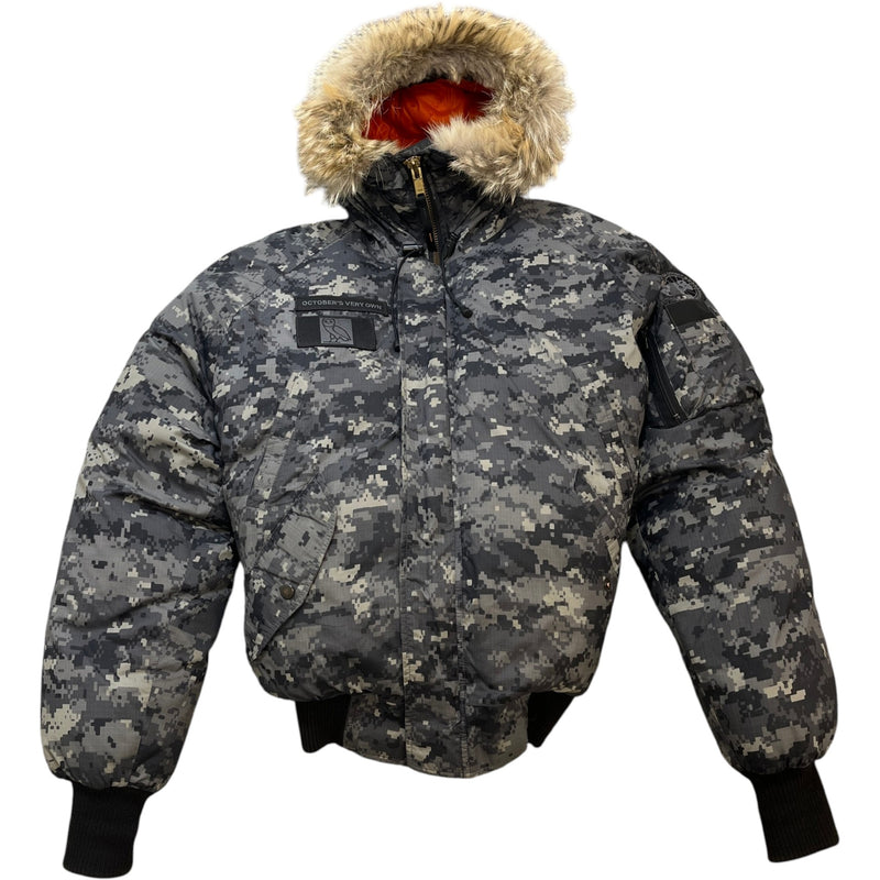 Men's X OVO Chilliwack Down Jacket Grey Size L