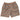 Men's Check Print Swim Shorts Beige Size M