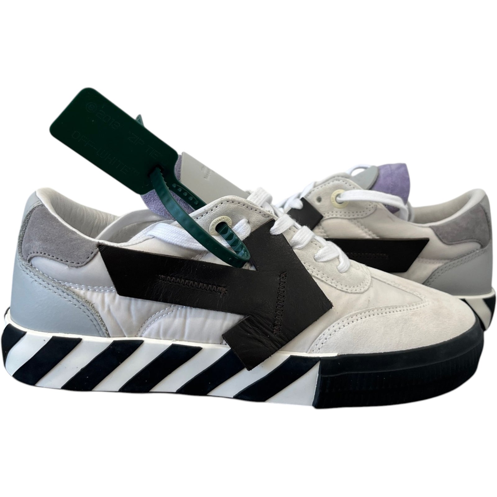 Men's Floating Arrow Vulcanized Low Trainers Grey Size EU 40 / UK 6 - Photo 3