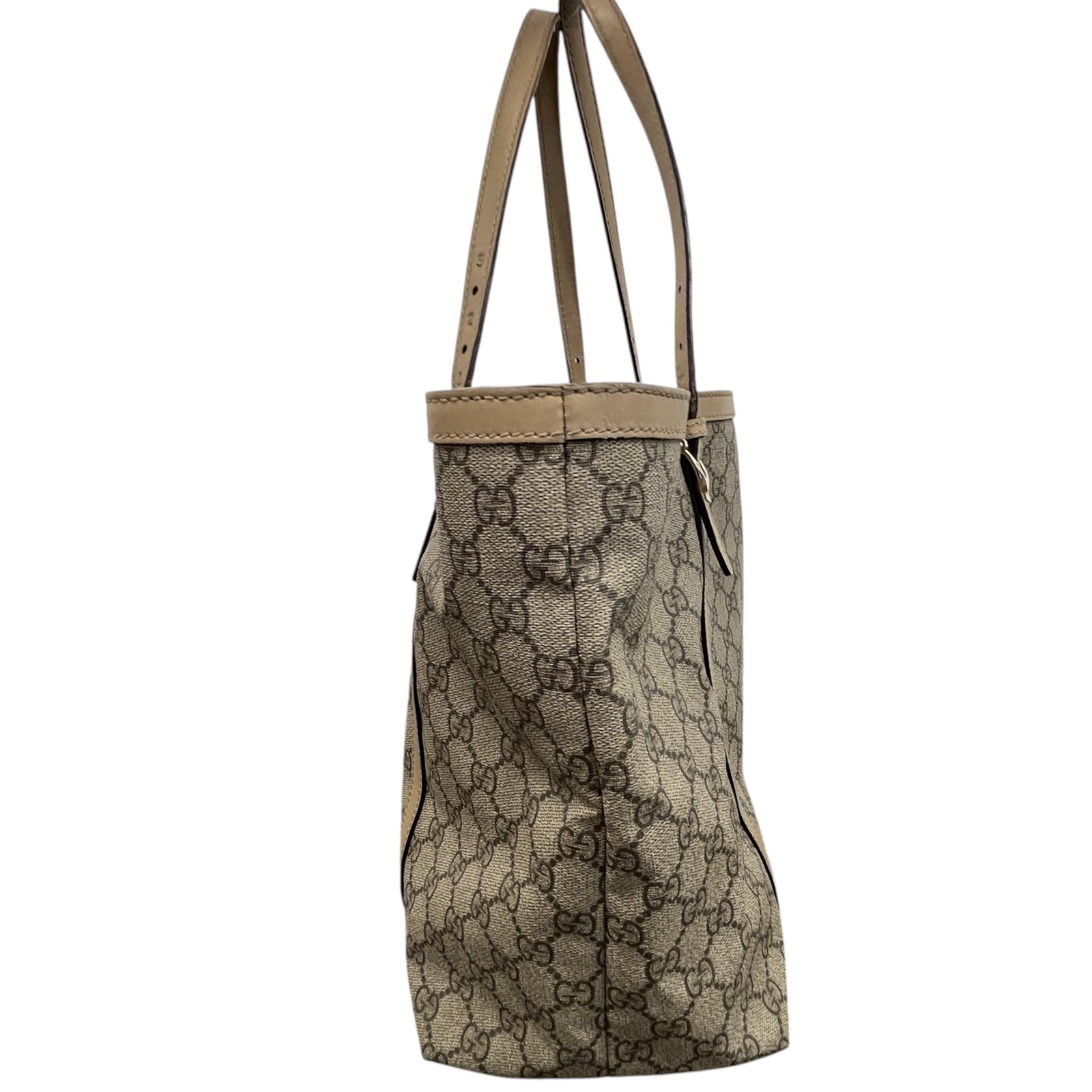 Women's Gg Supreme Tote Bag Beige - Photo 7