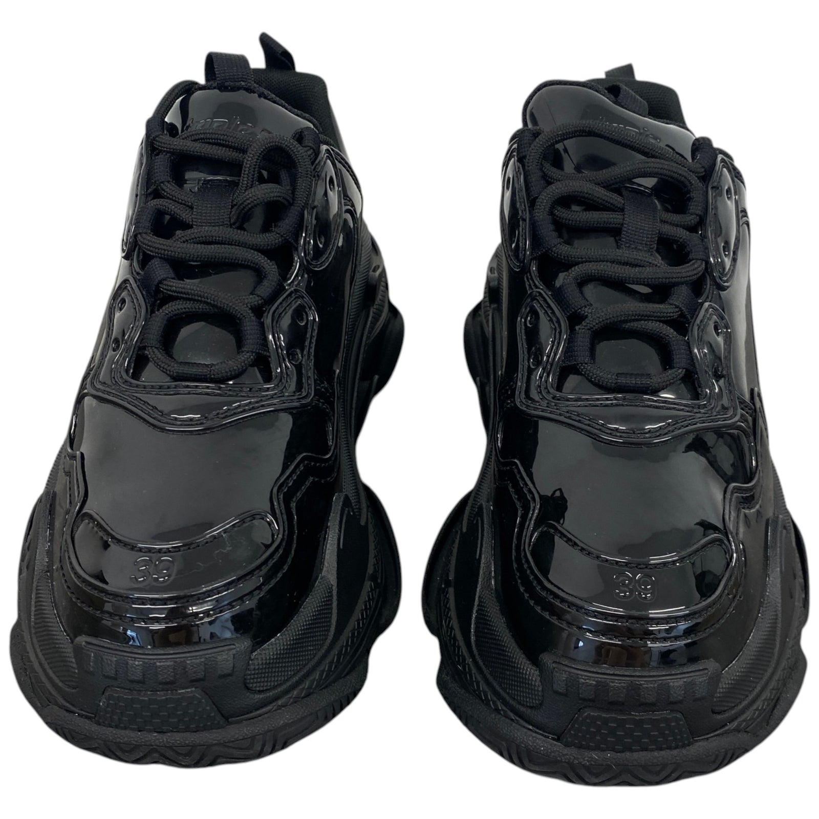 Women's Triple S Low Trainers Black Size EU 38 / UK 5 - Photo 6