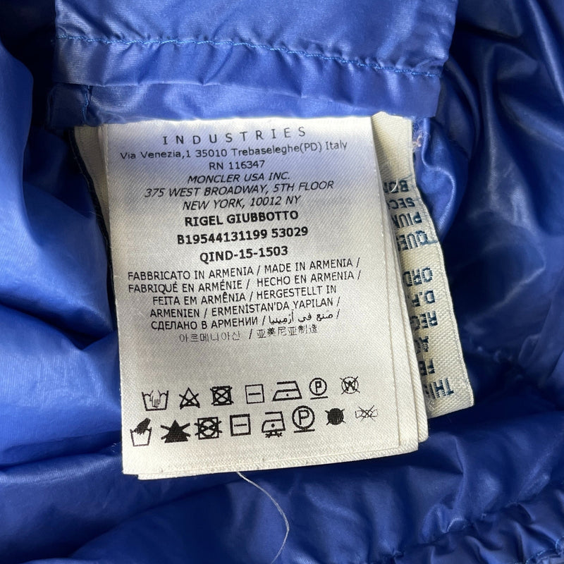 Men's Rigel Boys Age 12 Down Jacket Blue Size XXS