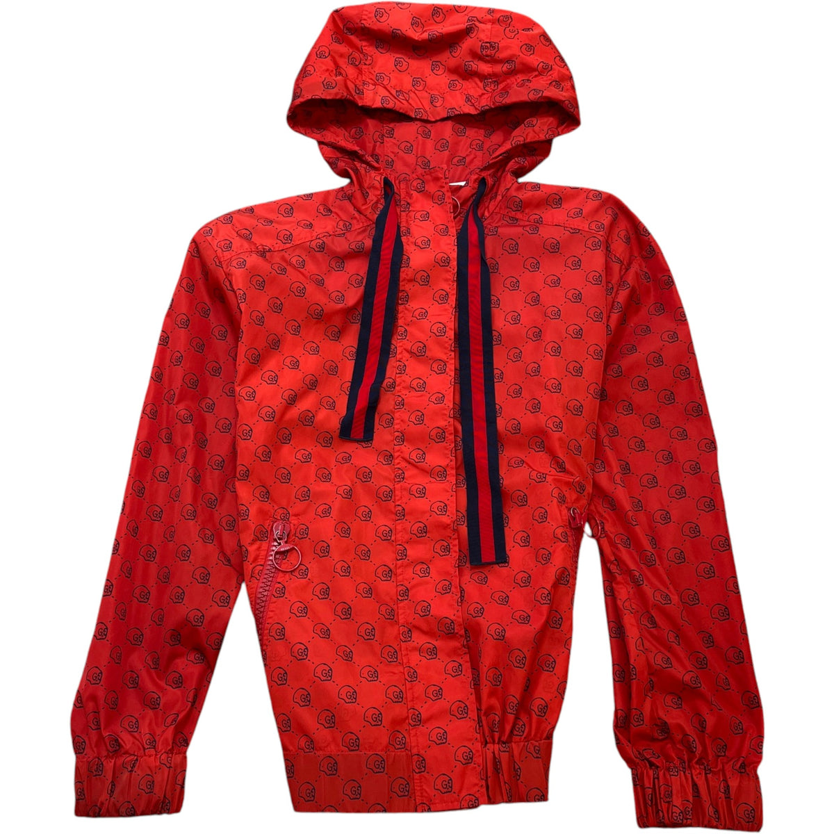 Women's GG Skull Windbreaker Red Size M / UK 10 - Photo 1