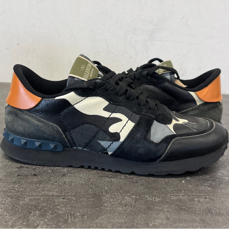 Men's Camo Rock Runner Low Trainers Black Size UK 8 / EU 42