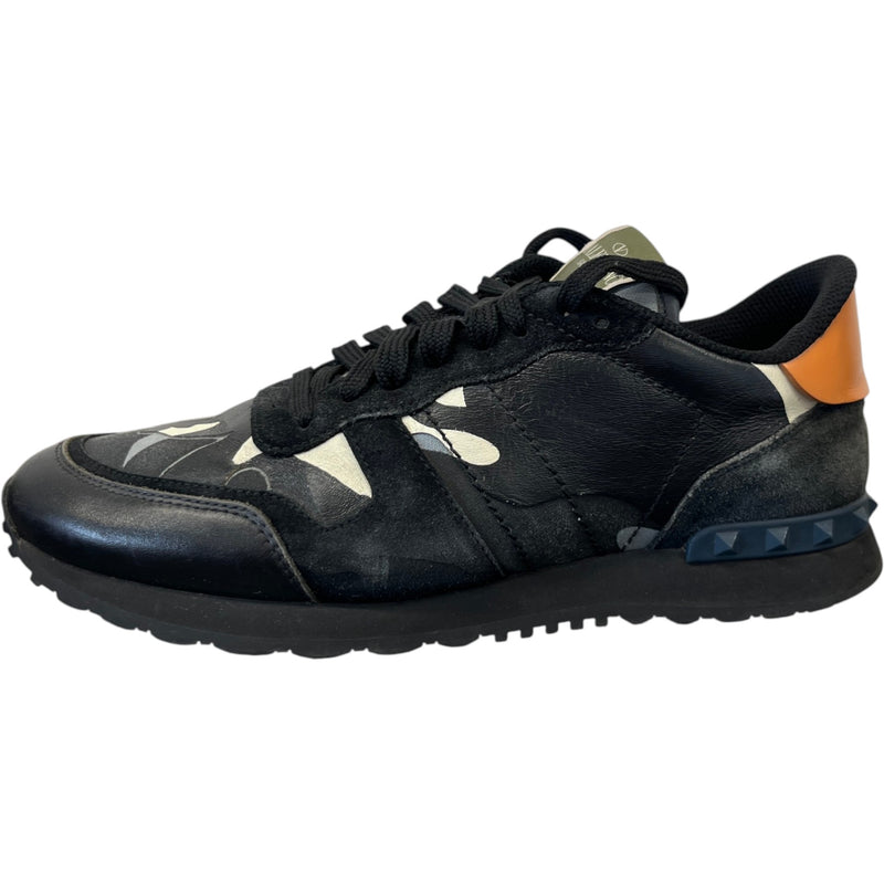 Men's Camo Rock Runner Low Trainers Black Size UK 8 / EU 42