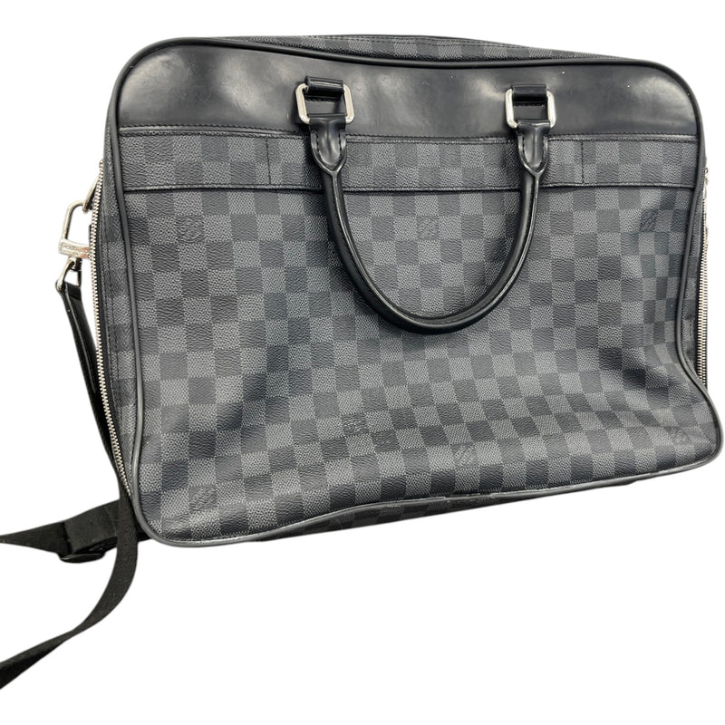 Men's Damier Graphite Overnight 48Hr Bag Black