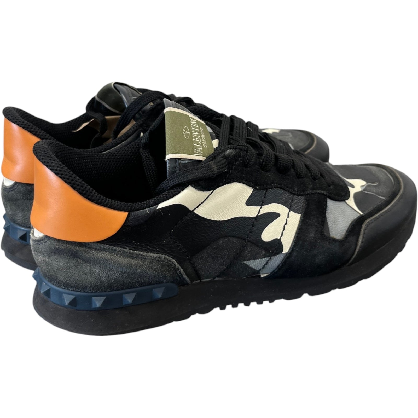 Men's Camo Rock Runner Low Trainers Black Size UK 8 / EU 42 - Photo 8