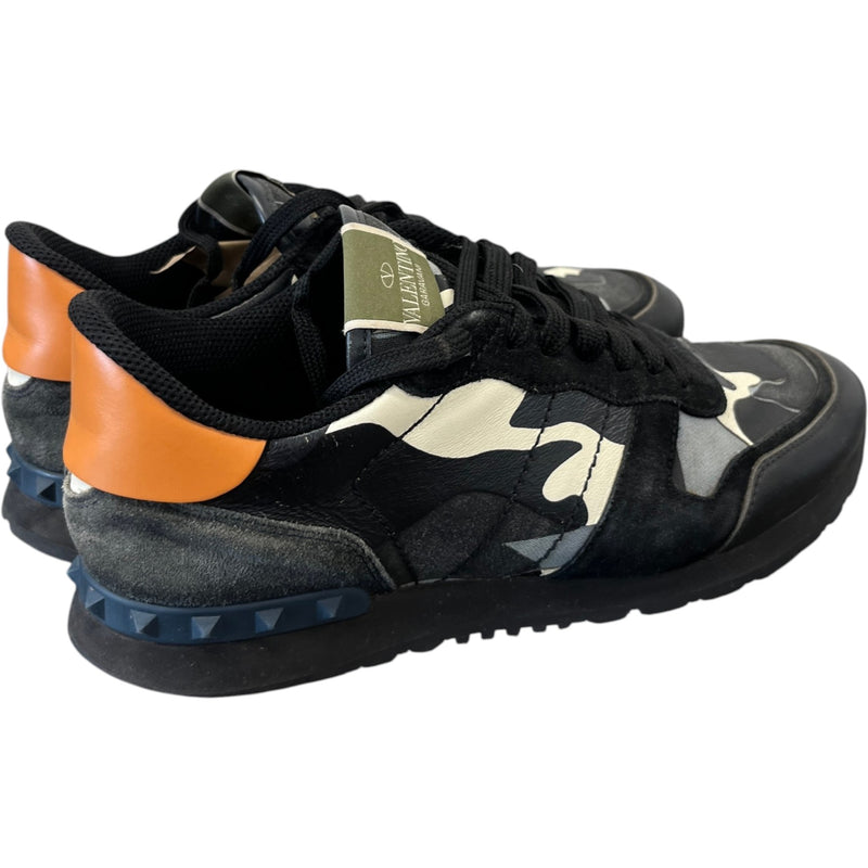 Men's Camo Rock Runner Low Trainers Black Size UK 8 / EU 42