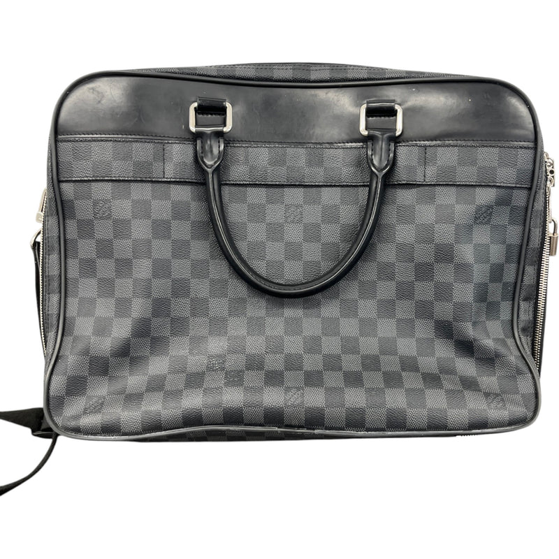 Men's Damier Graphite Overnight 48Hr Bag Black
