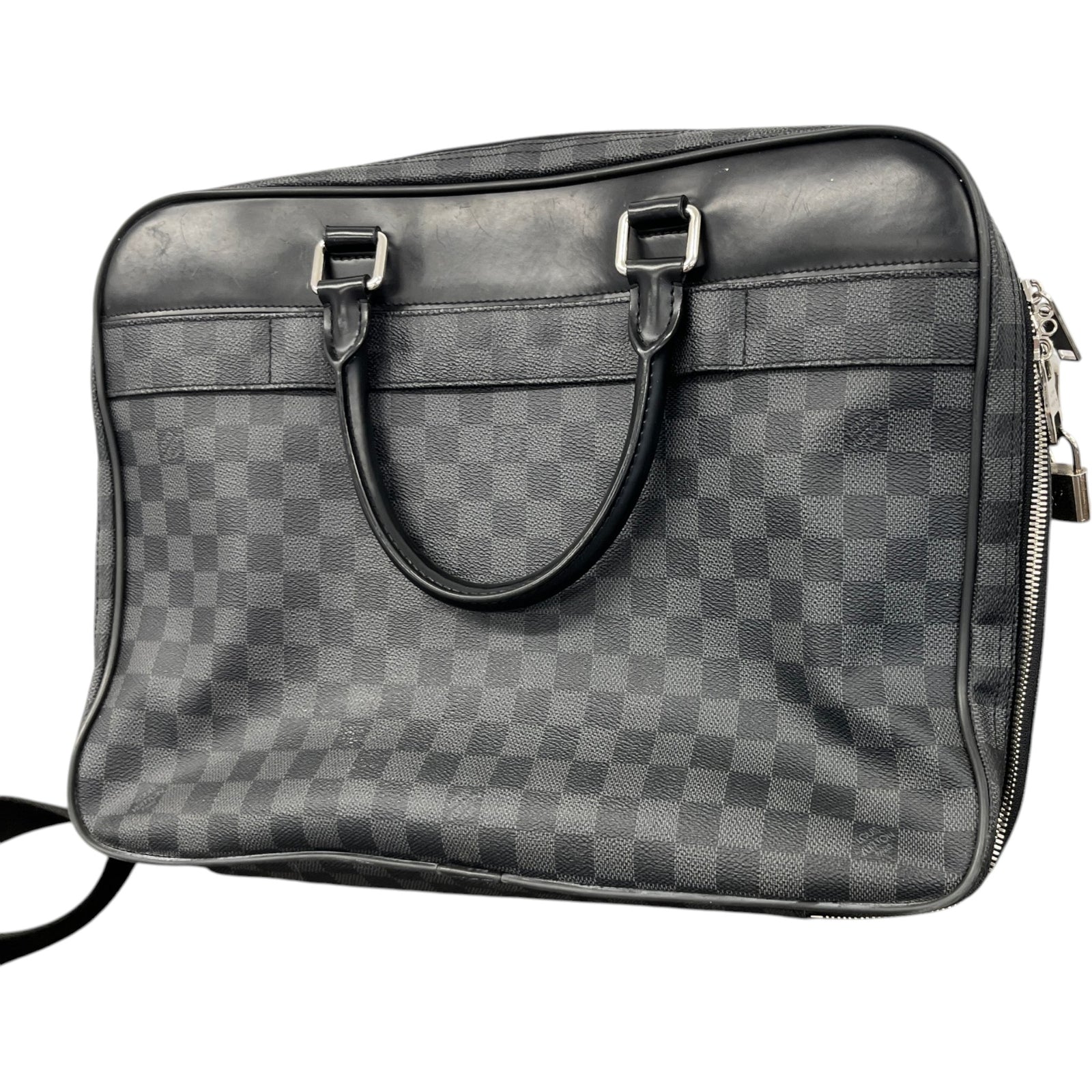 Men's Damier Graphite Overnight 48Hr Bag Black - Photo 9