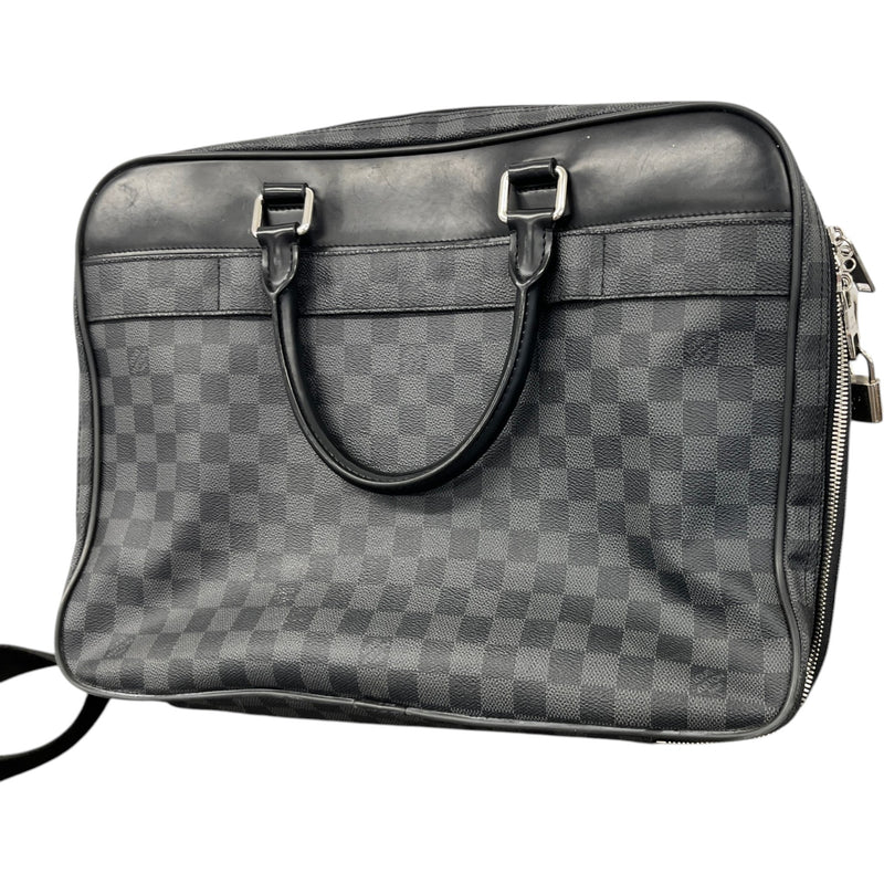Men's Damier Graphite Overnight 48Hr Bag Black