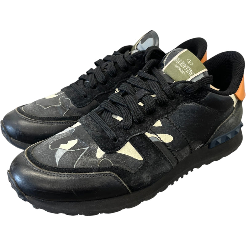 Men's Camo Rock Runner Low Trainers Black Size UK 8 / EU 42