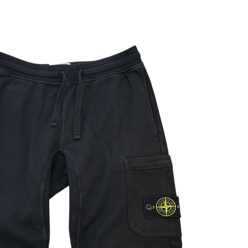 Men's Applique Logo Shorts Black Size S / W30