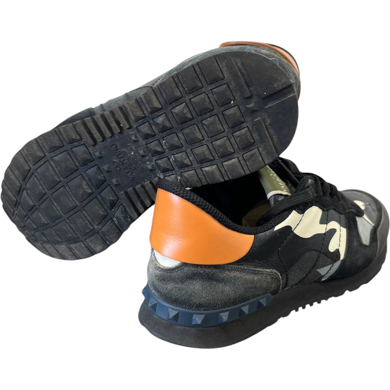 Men's Camo Rock Runner Low Trainers Black Size UK 8 / EU 42