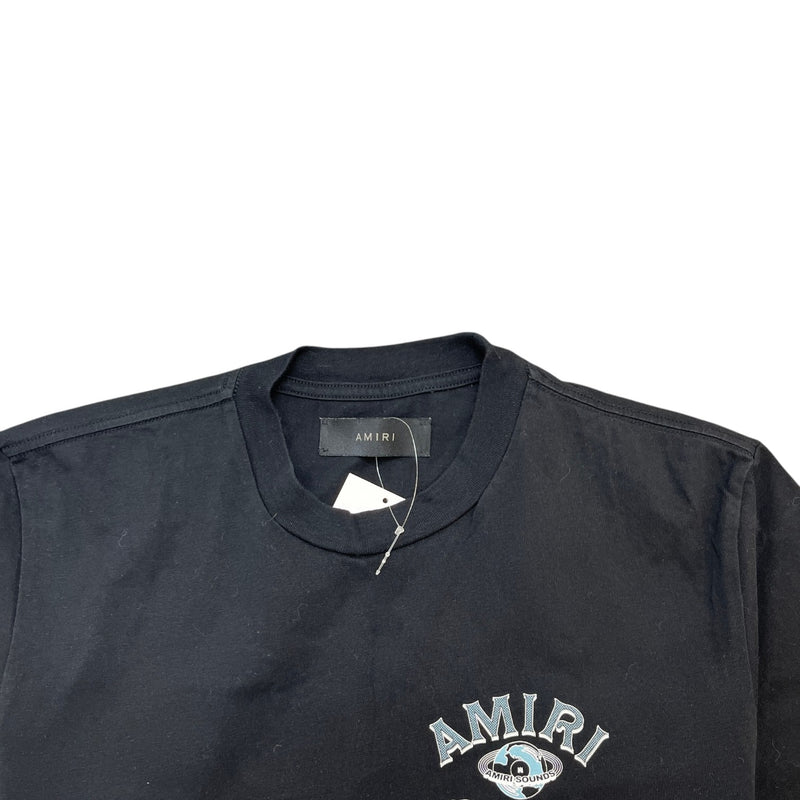 Men's Global Records T-Shirt Black Size S