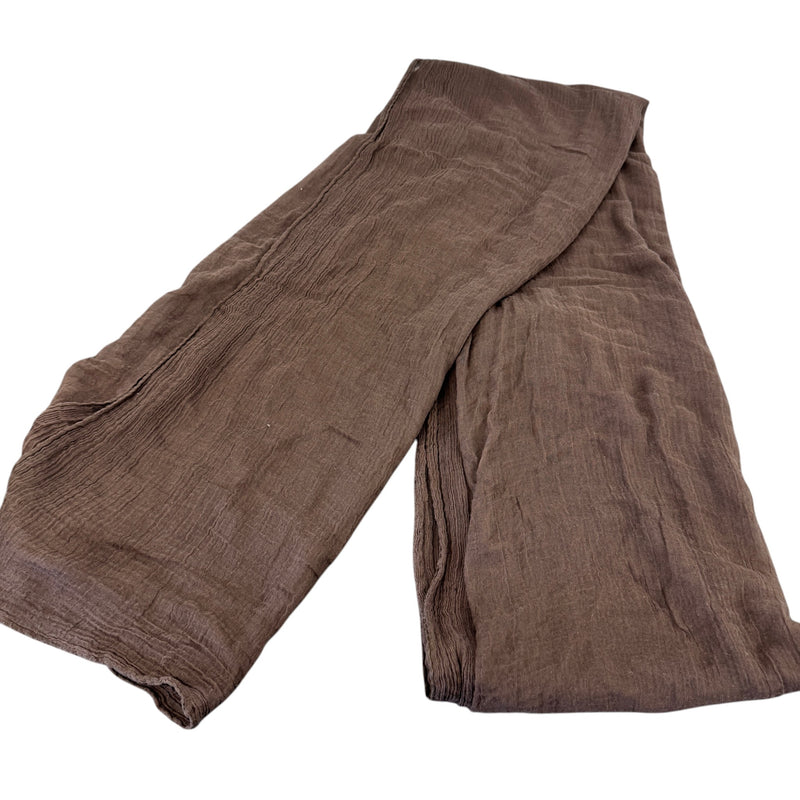 Women's Chevron Scarf Brown