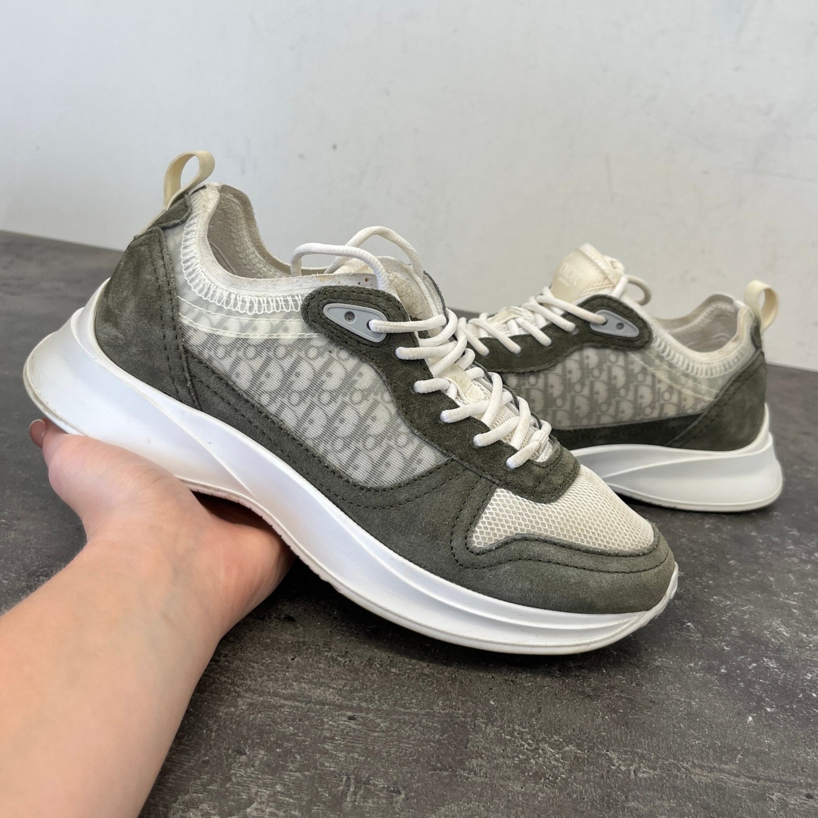 Women's B25 Low Trainers Khaki Size EU 38 / UK 5 - Photo 12