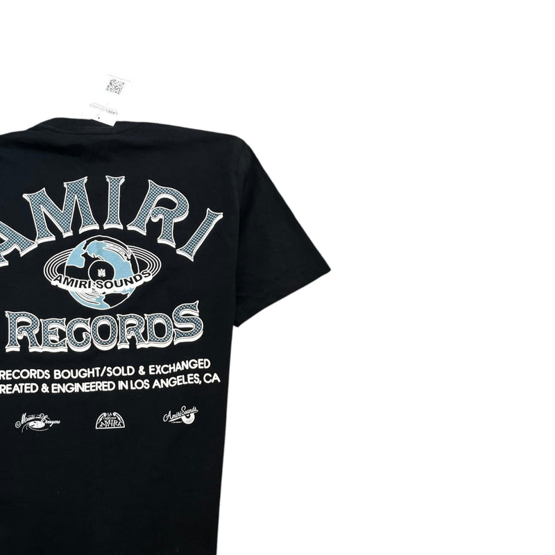 Men's Global Records T-Shirt Black Size S