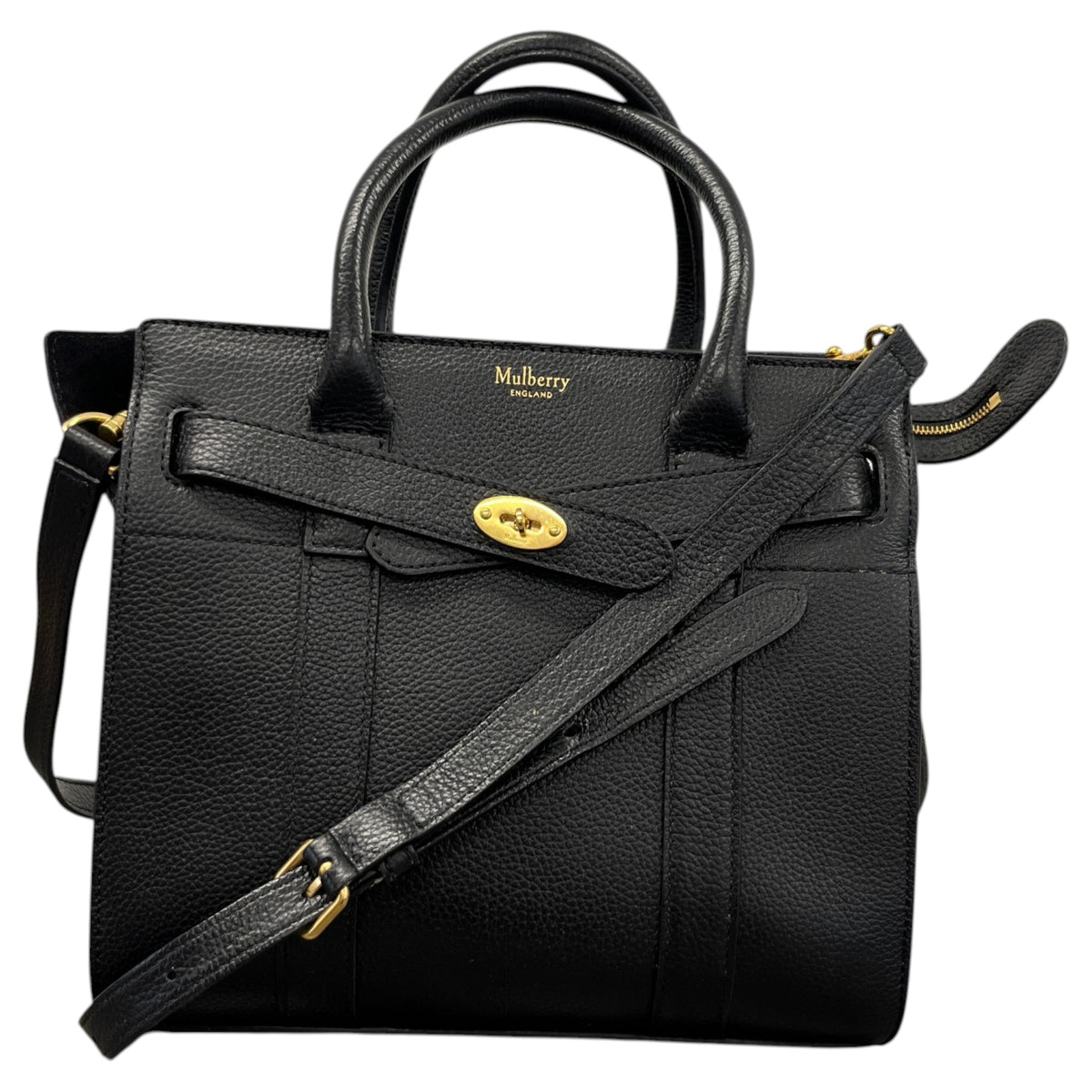 Women's Mini Zipped Bayswater Handbag Black - Photo 1