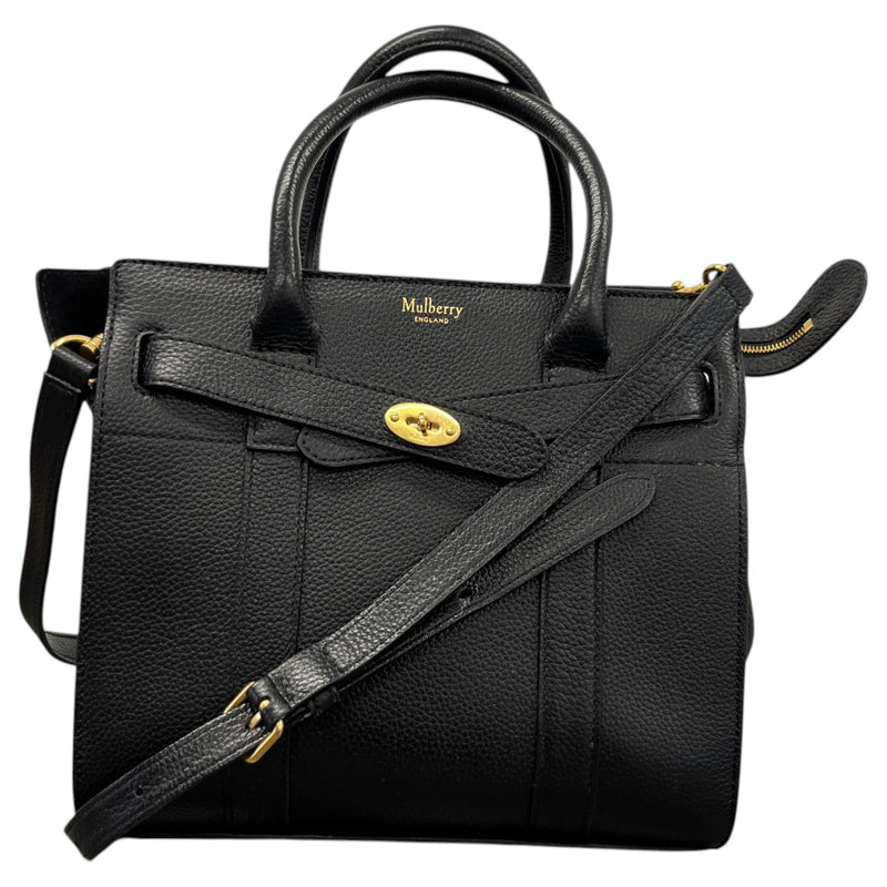 Women's Mini Zipped Bayswater Handbag Black