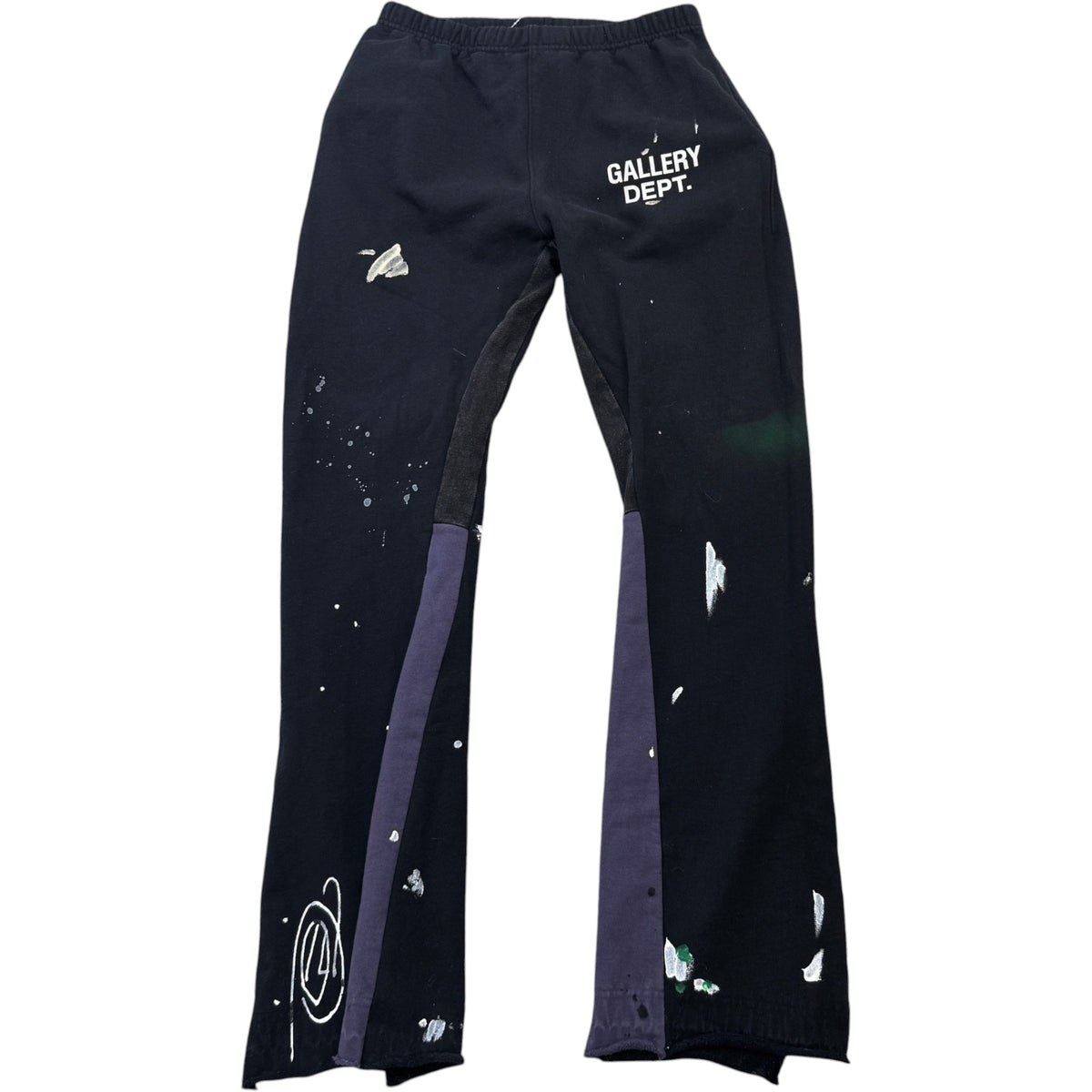 Men's Logo Flare Joggers Black Size L / W34 - Photo 1