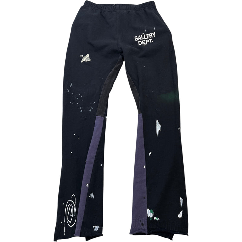 Men's Logo Flare Joggers Black Size L / W34