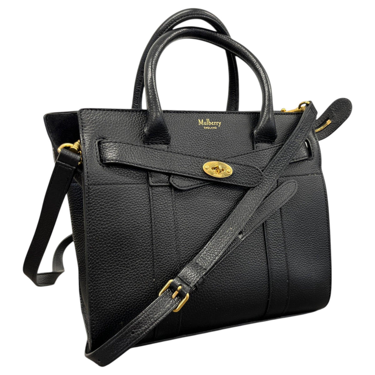 Women's Mini Zipped Bayswater Handbag Black - Photo 3