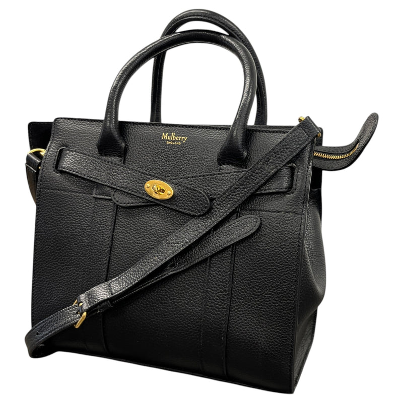 Women's Mini Zipped Bayswater Handbag Black