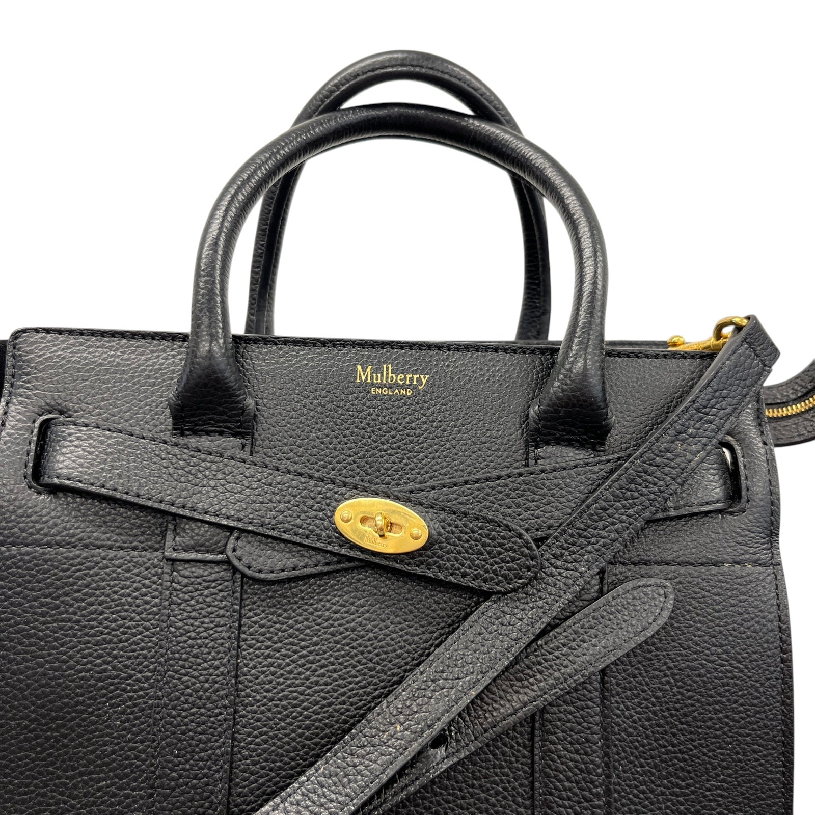 Women's Mini Zipped Bayswater Handbag Black - Photo 9