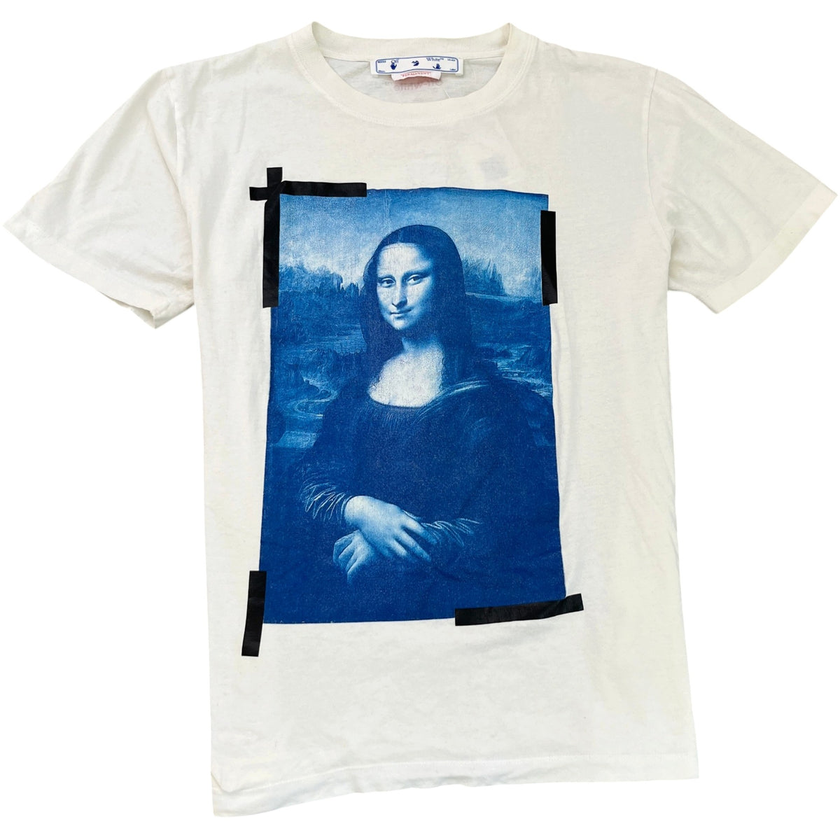 Men's Mona Lisa T-Shirt White Size L - Photo 1