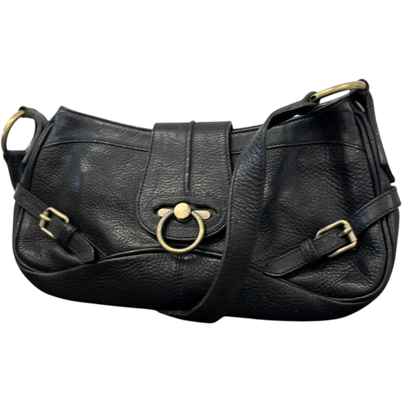 Women's Ring Lock Handbag Black