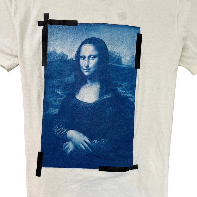 Men's Mona Lisa T-Shirt White Size L