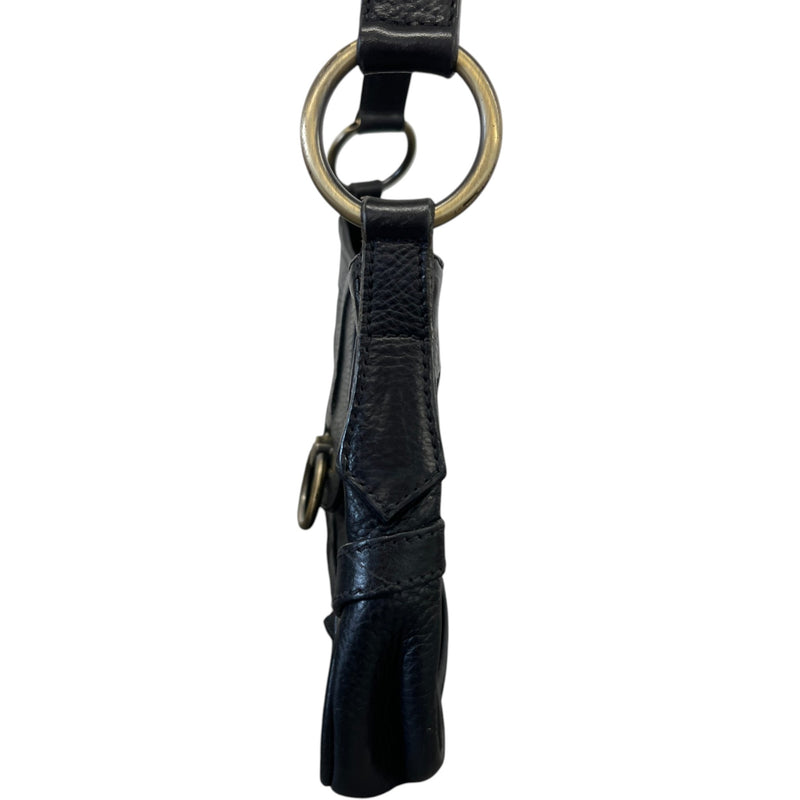 Women's Ring Lock Handbag Black