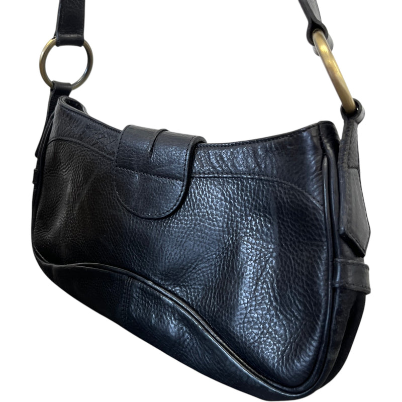 Women's Ring Lock Handbag Black